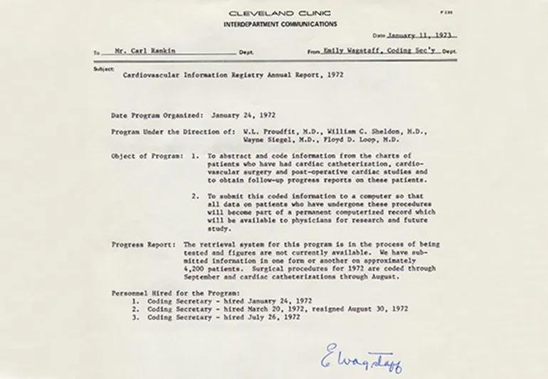 Cardiovascular information registry annual report, 1972